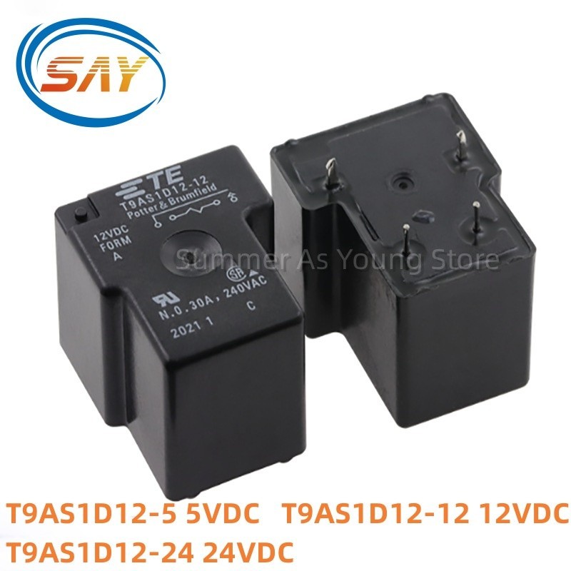 12VDC จัดส่งฟรี5ชิ้น/LOT100 % ต้นฉบับใหม่ TE Tyco T9AS1D12-5 5VDC T9AS1D12-12 24VDC
