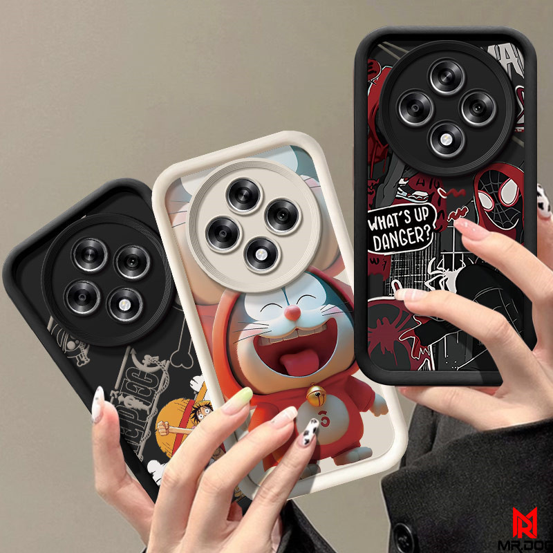 เคส OPPO RENO12 F 5G รูปแบบอะนิเมะ TPU Soft ซิลิโคนป้องกันการตกกรณีโทรศัพท์ HTTY