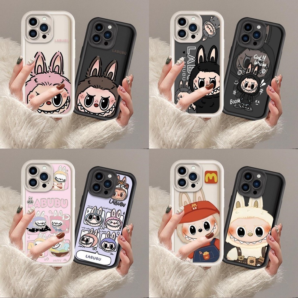 Rabub สนใจตลกคนรักการ์ตูนน่ารักกันกระแทกเคสโทรศัพท์OPPO reno 4 5 6 7 PRO 5G 4Z 5Z 6Z 7Z 5F reno4 4G 