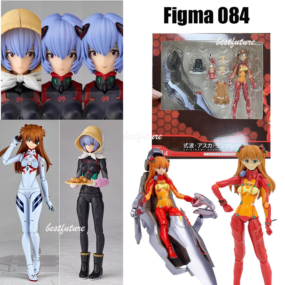 Figma 084 Eva Asuka Langley Action Figure Ei Ayanami Asuka Langley Yamaguchi Neon Genesis Eangelion 