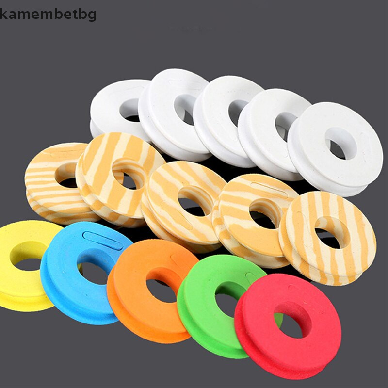 Kamembetbg 100 ชิ้น EVA โฟม Spools ตกปลา Winding Board ตกปลา Hook Line Tackle โฟม TH