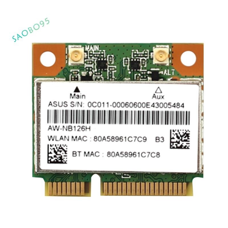 saobo95SEA ใหม่สําหรับ AzureWave AW-NB097H AW-NB100H AW-NB126H AR3012 AR5B225 Half Mini PCI-E Wifi B