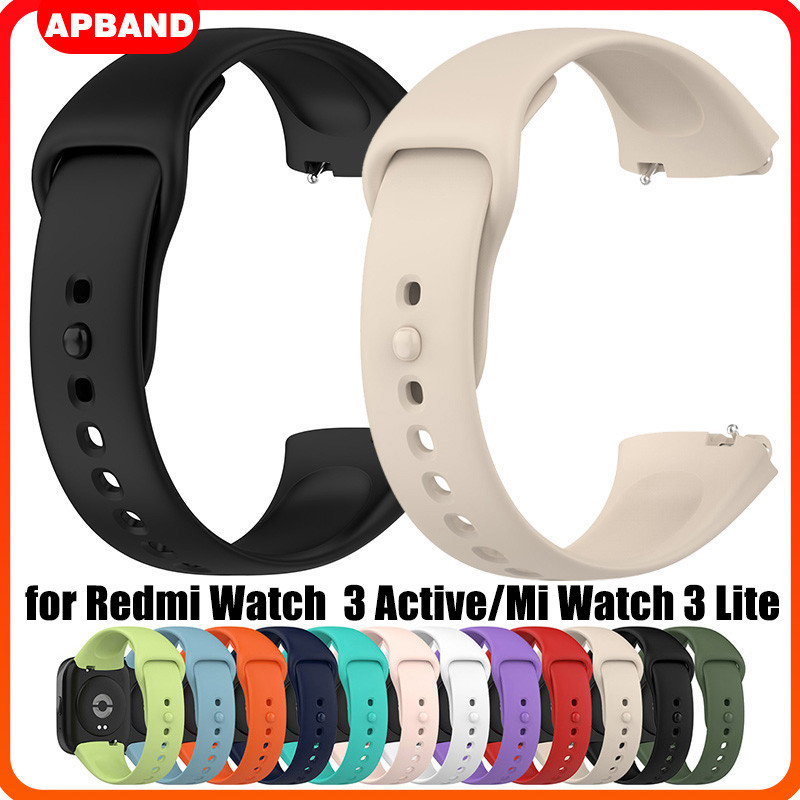 สายยางซิลิโคนสำหรับ Redmi Watch 3/3 Active mi Watch 3 lite smart watch Xiaomi Redmi Watch 3 lite
