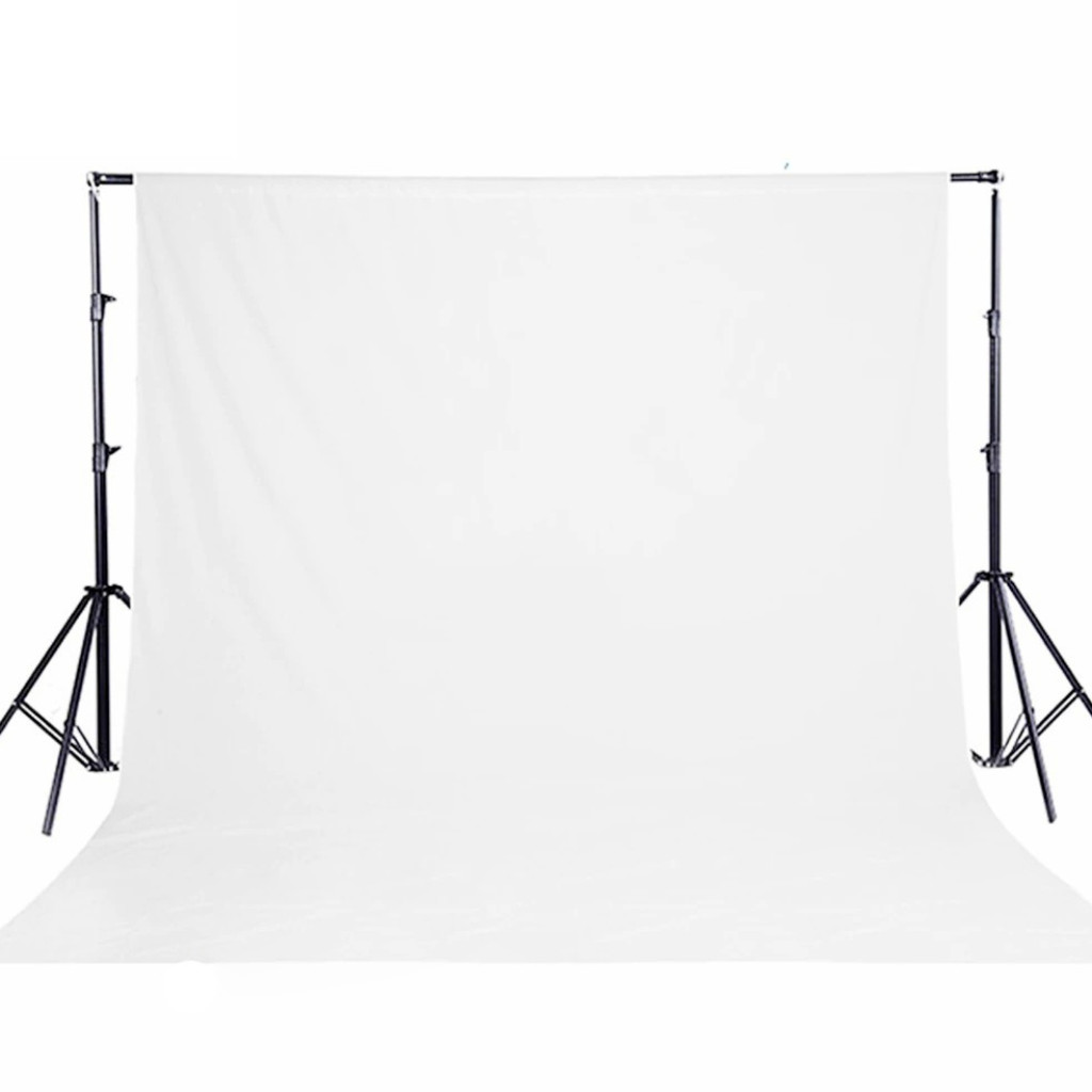 ฉากถ่ายรูป ฉากถ่ายสินค้า ผ้าฉาก ฉากขาว 3x2 3x4 3x6 Cotton White Green Screen ฉากไลฟ์สด ฉากสตรีมเกมส์