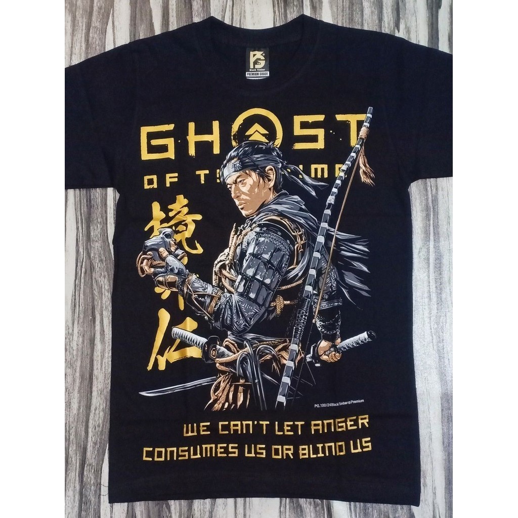 PG100 JIN SAKAI THE GHOST OF TSUSHIMA 2020 ACTION ADVENTURE GAME ART PREMIUM GRADE BLACK TIMBER COTT