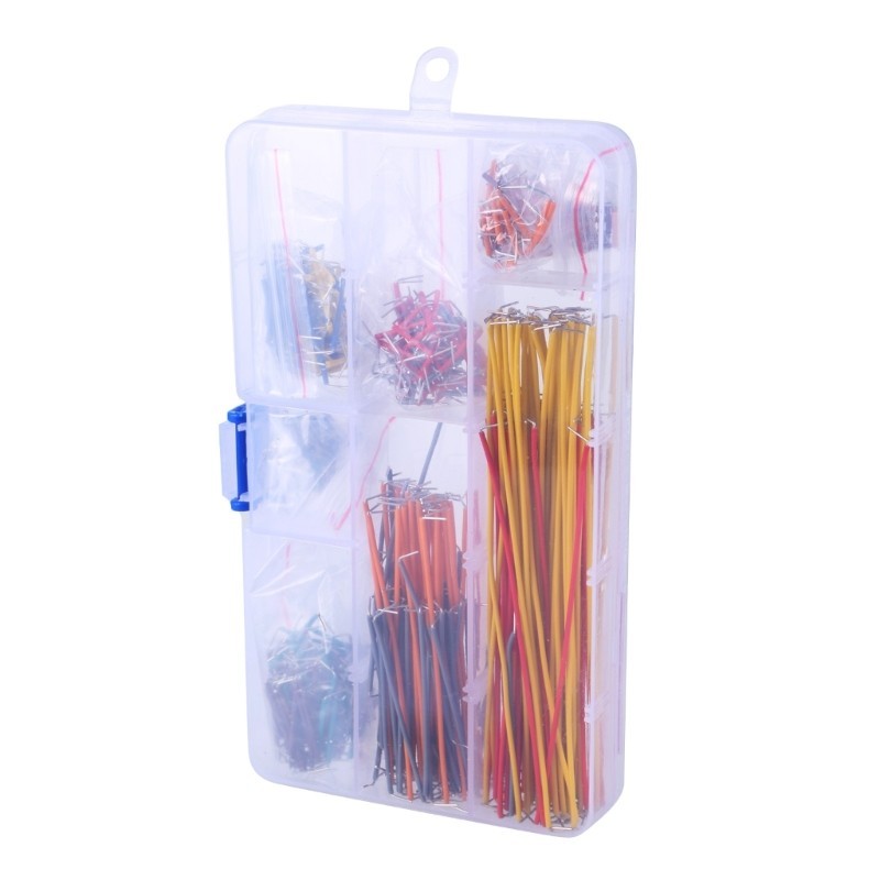 PCF * 560 ชิ้น Breadboard จัมเปอร์ลวดสารพันชุดยืดหยุ่น Breadboard เชื่อมต่อสายแผงวงจร Breadboard Wir