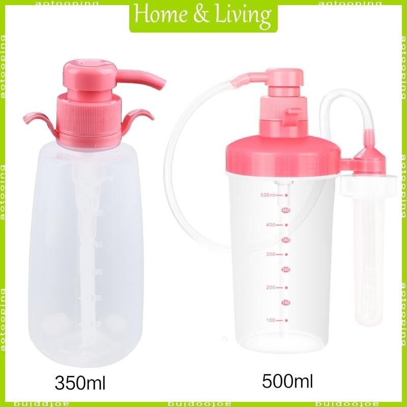 Aotoo ช่องคลอดทําความสะอาดอุปกรณ์ชลประทานขนาดการเดินทางช่องคลอด Douche Multi-Functional Douche ขวดล้างทําความสะอาดได้เกินไป