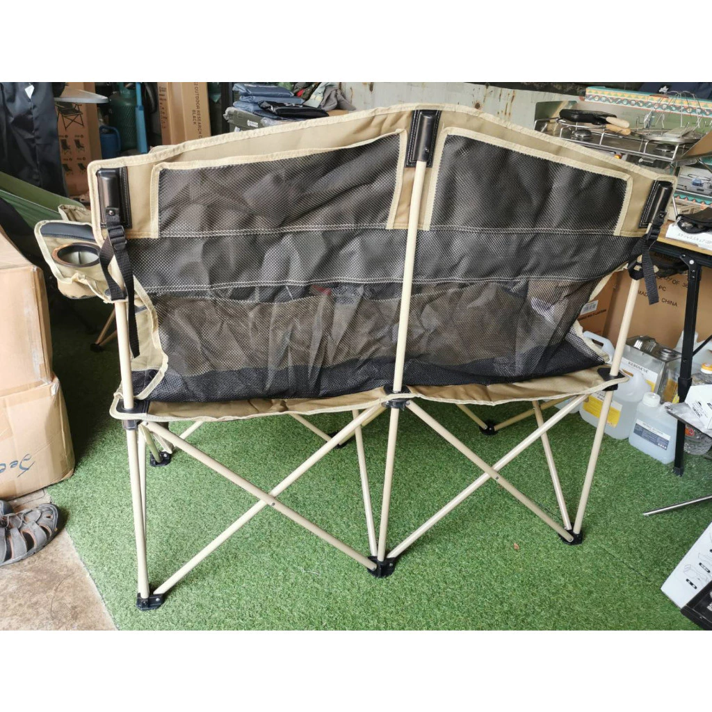 เก้าอี้พกพา เก้าอี้นั่งคู่ TWIN CHAIR ของสนามเดินป่า by Jeep Camping thumbnail 9