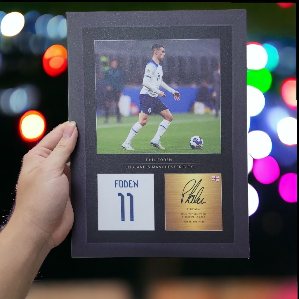 FOOTBALL PAINTING ️ โปสเตอร์ Phil Foden ️