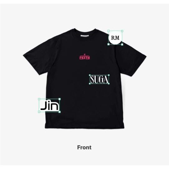 BTS [2024 FESTA] Oversized T-shirt (BLACK)