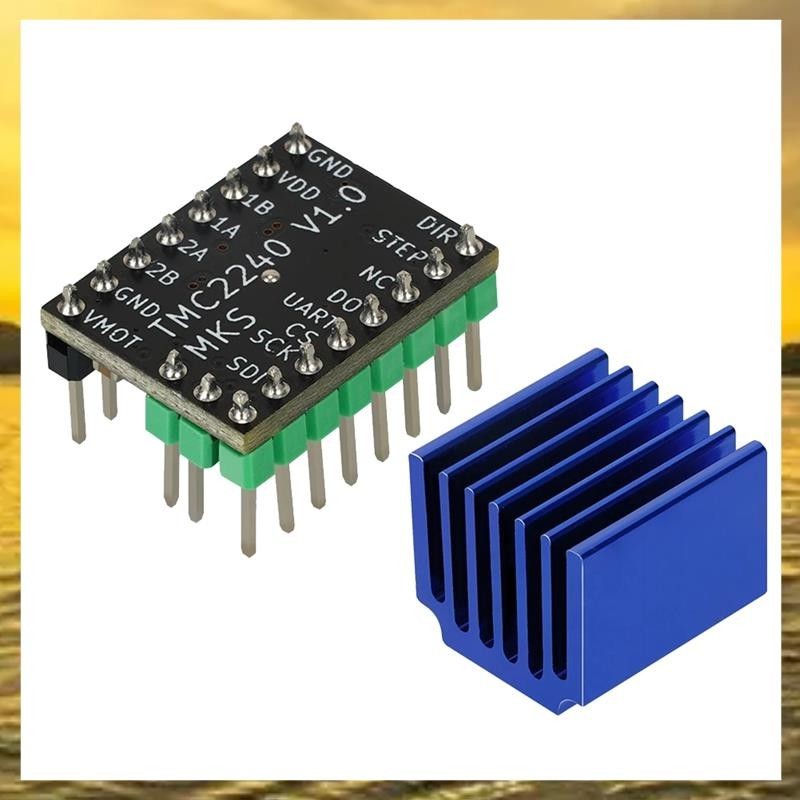 (PTL) สําหรับ MKS TMC2240 Stepper Motor Driver เงียบเปลี่ยน TMC2209 TMC5160 สําหรับ SKR V1.4 Turbo 2
