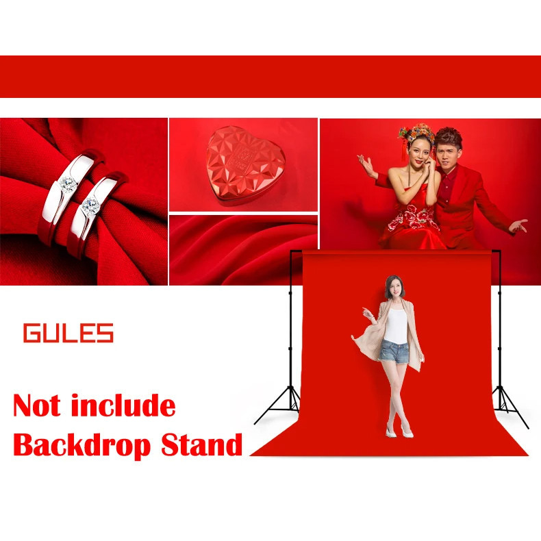 Photo Studio ฉากเขียว 3x6m Green Screen Polyester Cotton Cloth Photography Chromakey Background Backdrop