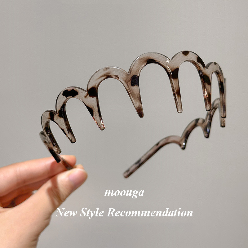 Mouga/ฟันผมหักที่คาดผมหยักหญิงกะโหลกศีรษะสูง Out รูปที่ 6