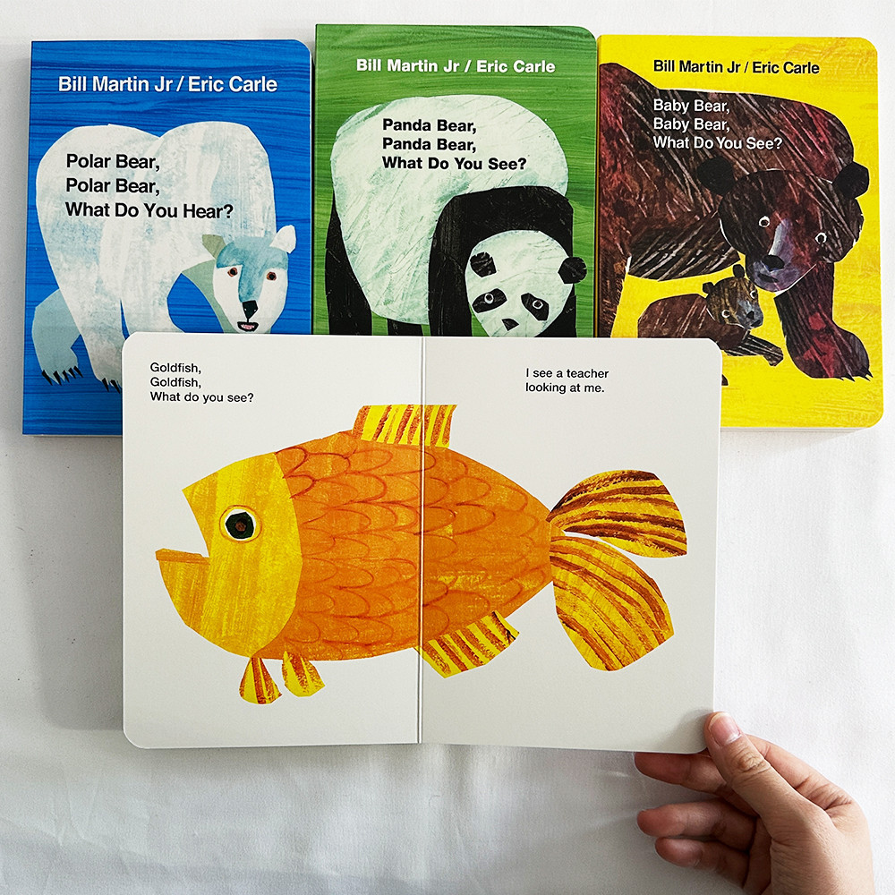 The Very Hungry Caterpillar/ Dear Zoo/ หมีสีน้ําตาล/ หมีแพนด้า/หมีขั้วโลก/ My Mun My Dad / Children Book Bedtime Storybook Board Books