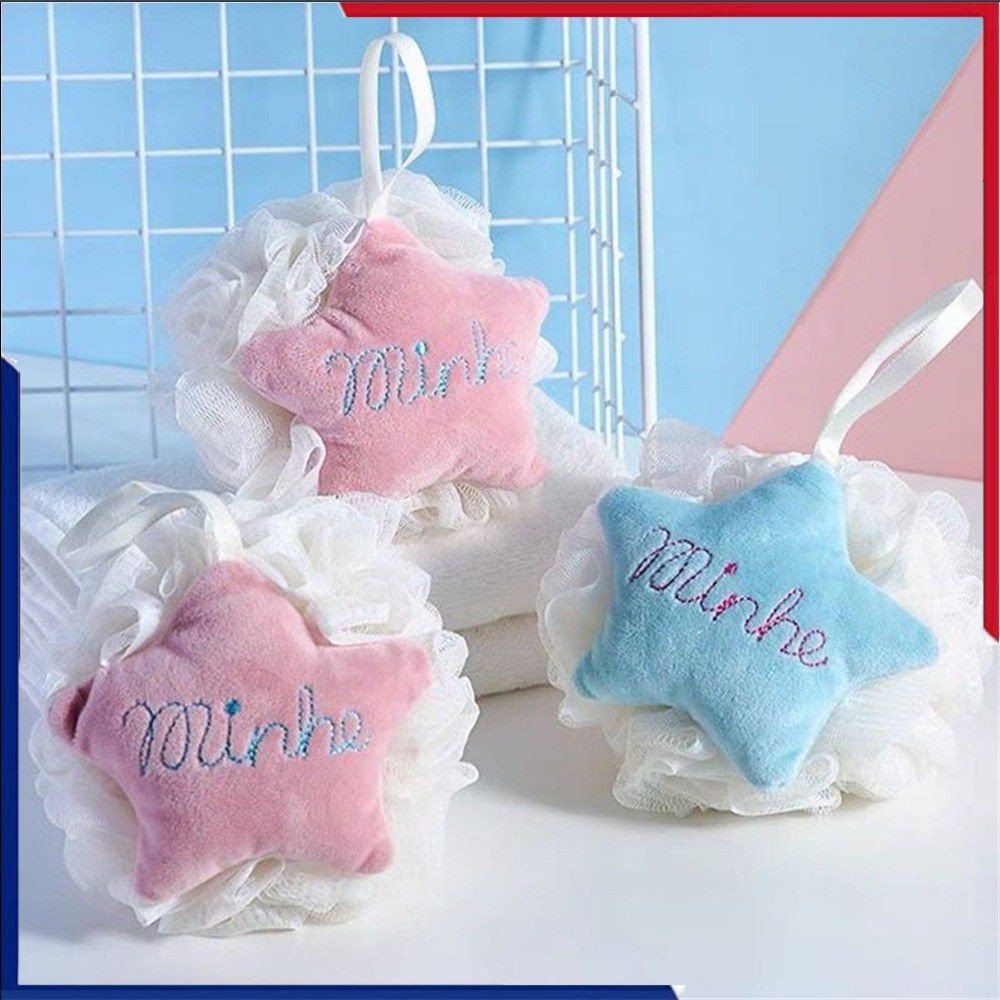 ลูกบอลอาบน้ํานุ่มพิเศษการ์ตูนดอกไม้อาบน้ําดาวน่ารักถูอาบน้ําถูหลังลูกบอลฟองห้องน้ําผลิตภัณฑ์