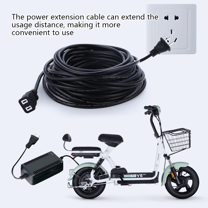 สายต่อปลั๊กไฟ สายต่อปลั๊กไฟ2500w ยาว15M สายปลั๊กไฟ สายไฟ สายไฟพ่วง สายไฟพัดลม power extension cord 220V - ภาพย่อย 2