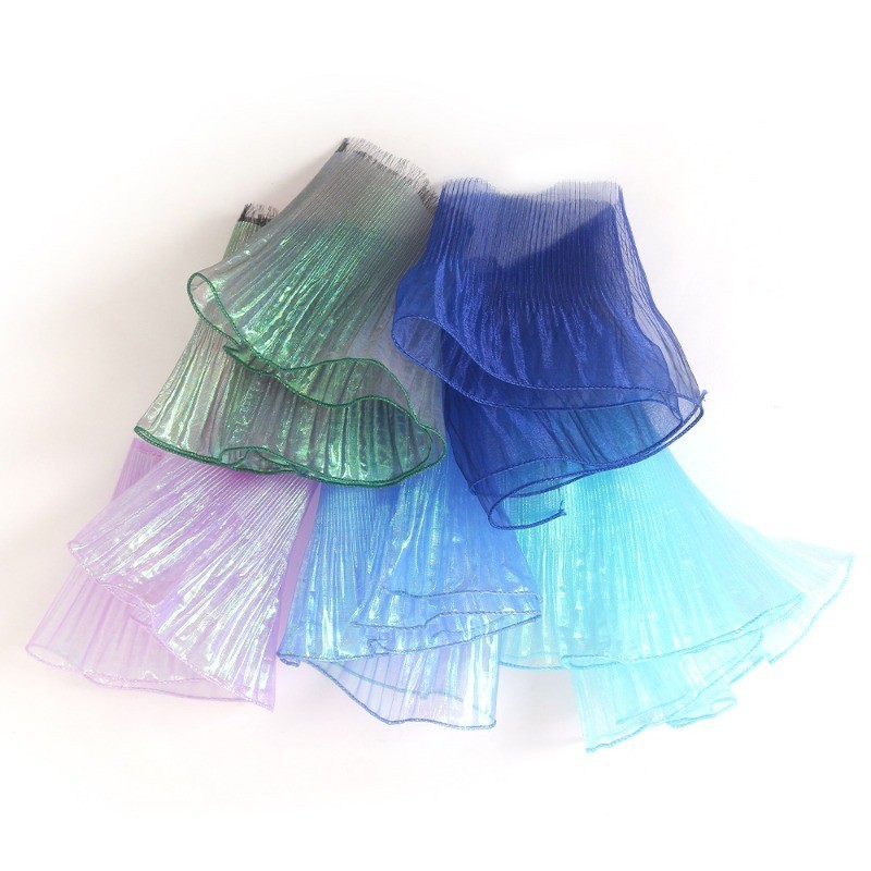 แนะนำ ผ้าม่าน 15 ซม.กว้างGradientสีTulle Organzaจีบลูกไม้ผ้าFringeริบบิ้นRuffle Trimชุดผ้าม่านผ้าหัตถกรรมเย็บDecor ราคาพิเศษ มีเก็บเงินปลายทาง