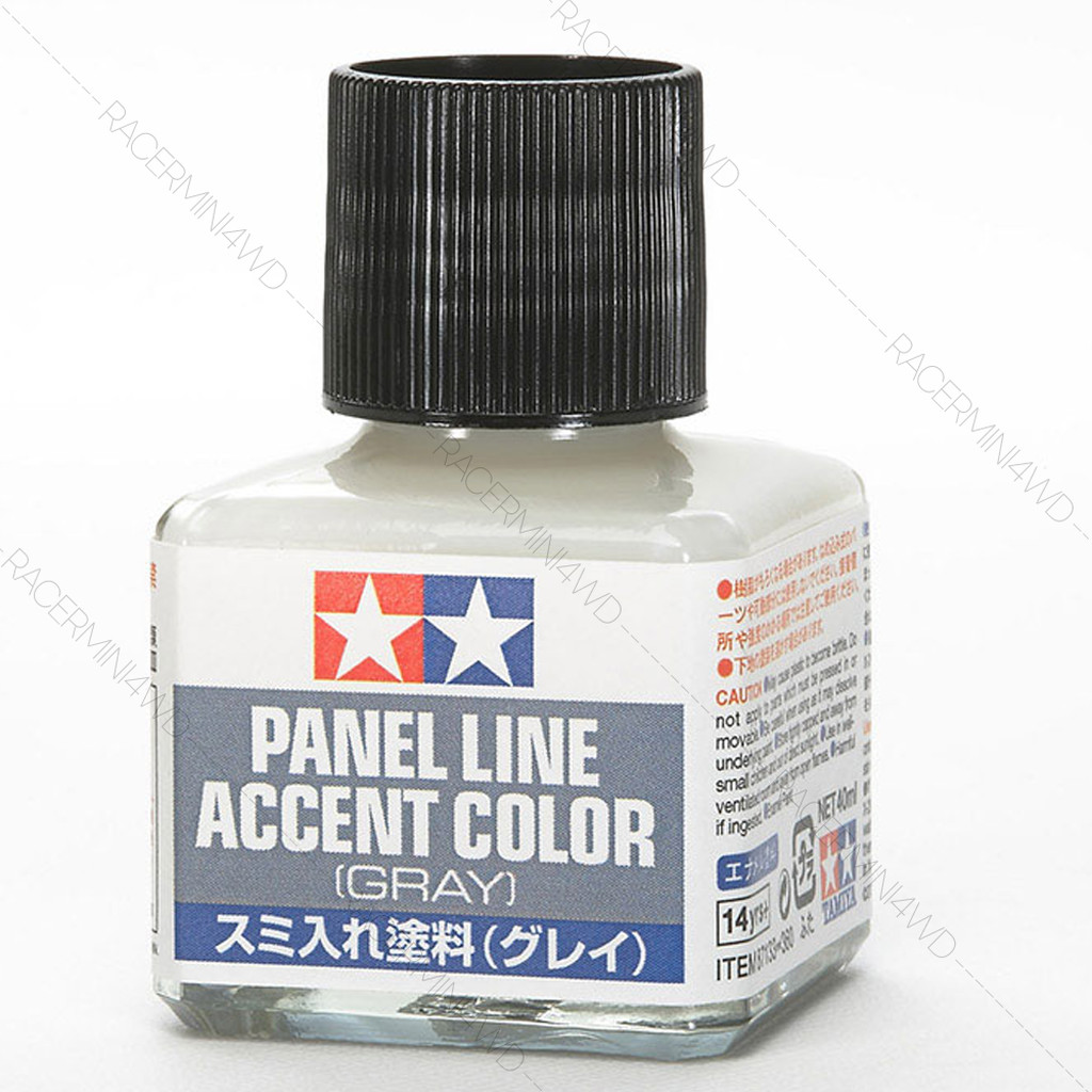 TAMIYA 87133 Panel Line Accent Color (Gray,40ml) สีตัดเส้นทามิย่าแท้