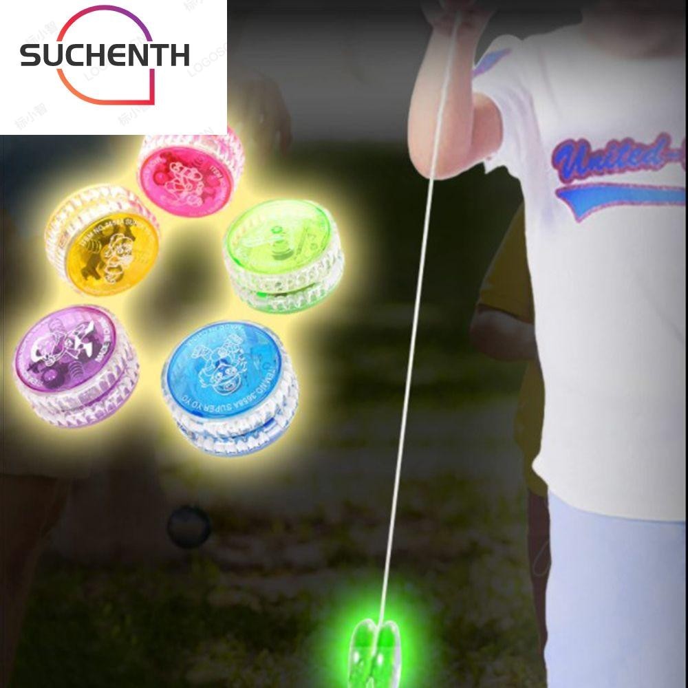 Suchenth ของขวัญปาร์ตี้ YoYo กระพริบ Magic พร้อมไฟ LED สําหรับเด็ก