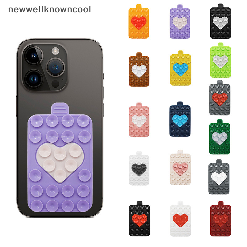 Newwellknowncool Backed กาวยางซิลิโคน Sucker Pad สําหรับ Fixed Pad คู่ซิลิโคนดูด Pad สําหรับโทรศัพท์มือถือติดตั้งดูดถ้วย AAD