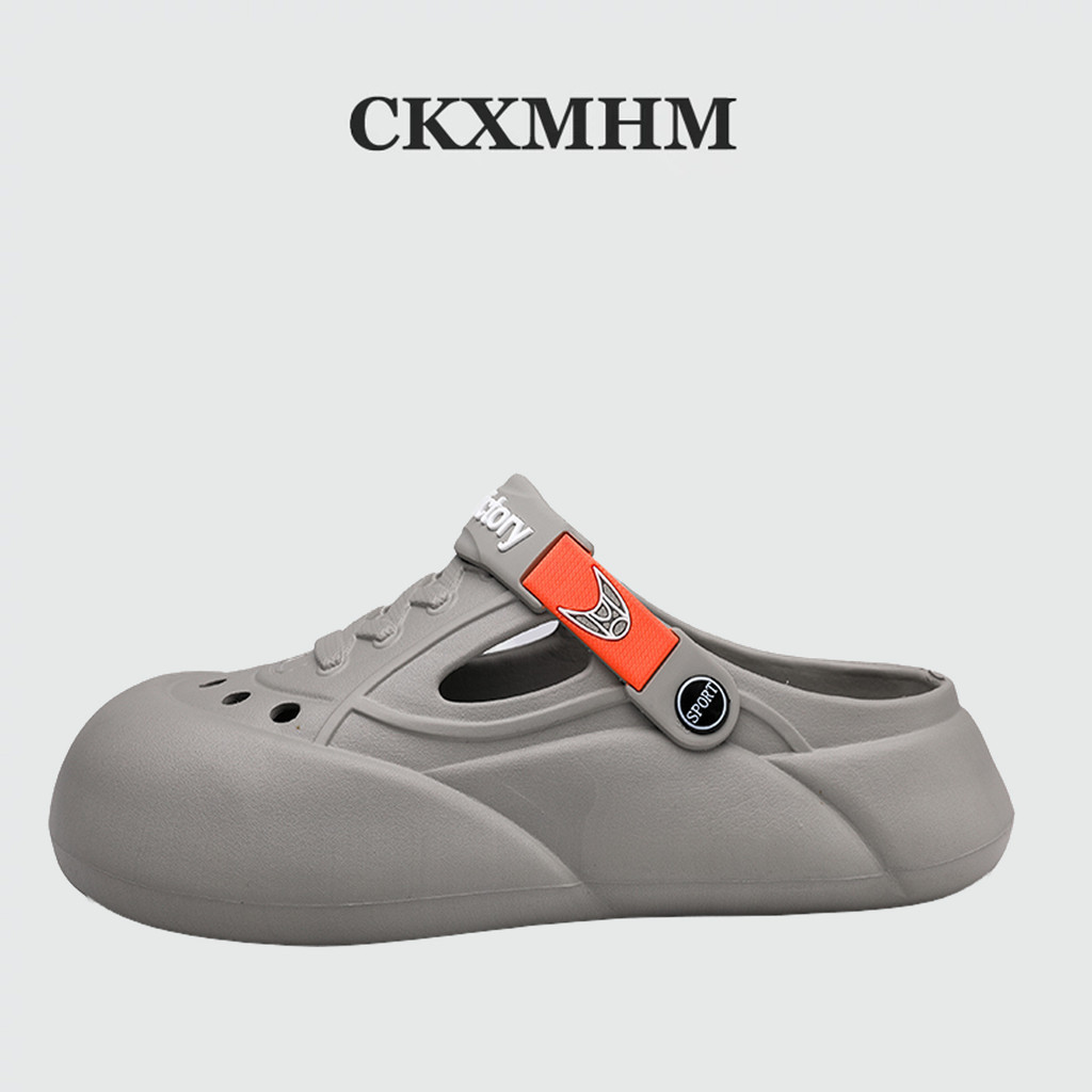 CKXMHM 39-47 รองเท้าแตะผู้ชาย ดีไซน์เรียบง่าย บางเบาแต่ทนทาน ผลิตจากวัสดุ EVA รองเท้าแตะไซส์ใหญ่