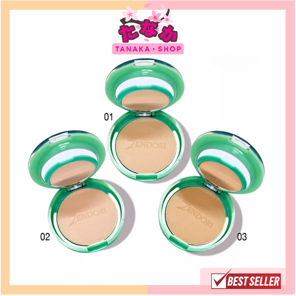 แท้/ถูกที่สุด/ไลฟ์ทุกวัน Zendori UV Oil Free Foundation SPF12 แป้งเชนโดริ ยูวี ออยล์-ฟรี ฟาวน์เดชั่น (สีเขียว) – โปรปัง