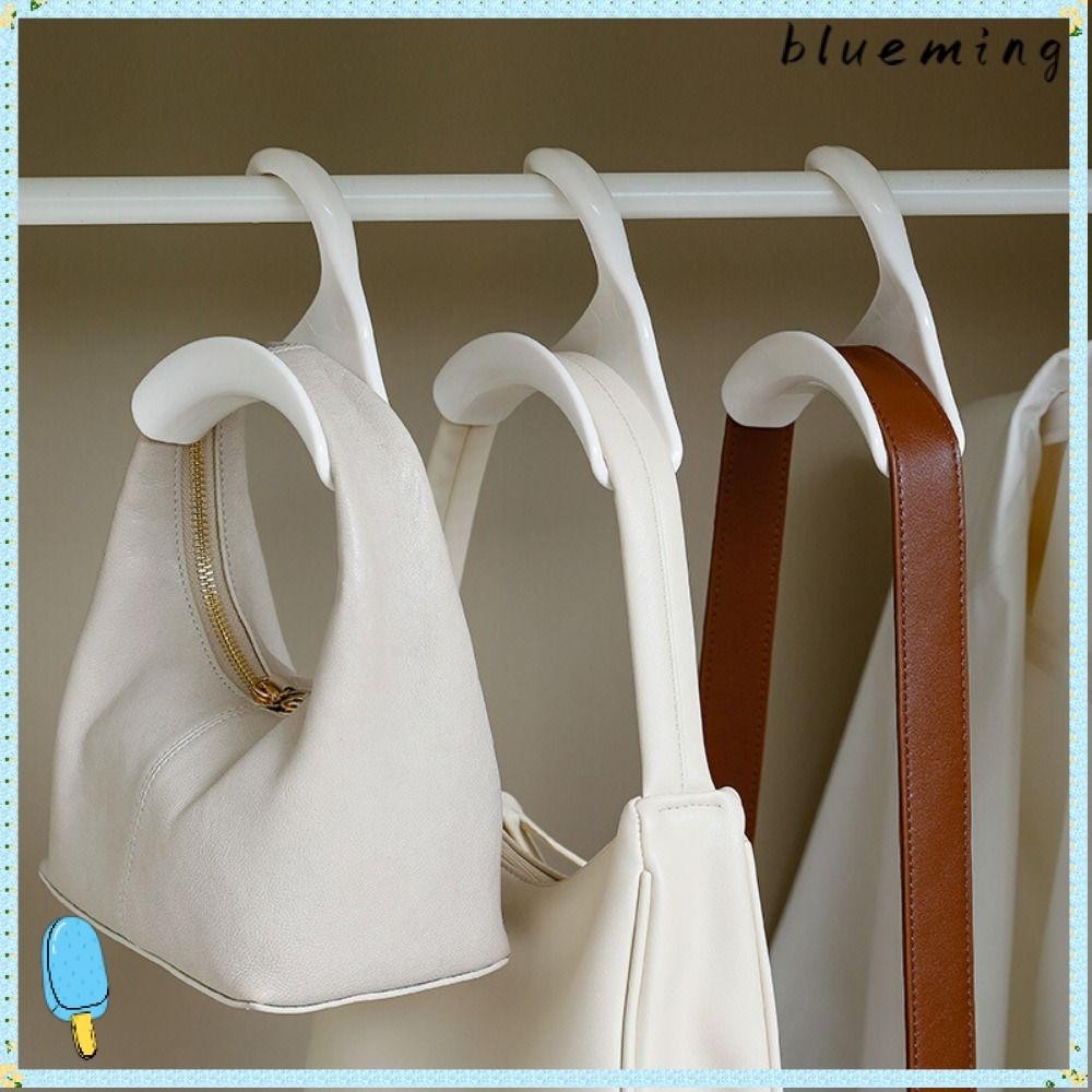 Blueming2 ตะขอแขวนกระเป๋า พลาสติก อเนกประสงค์ ป้องกันความเสียหาย สําหรับตู้เสื้อผ้า