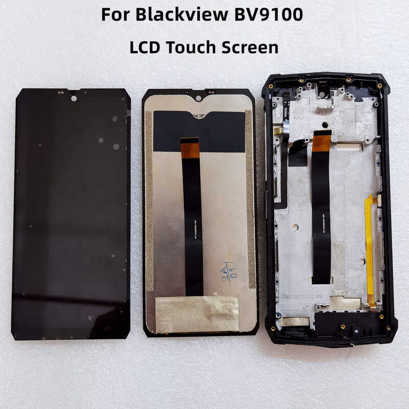 Used For Blackview BV9100 LCD&Touch Screen Digitizer with frame BV9100 Display Module Repair Repla