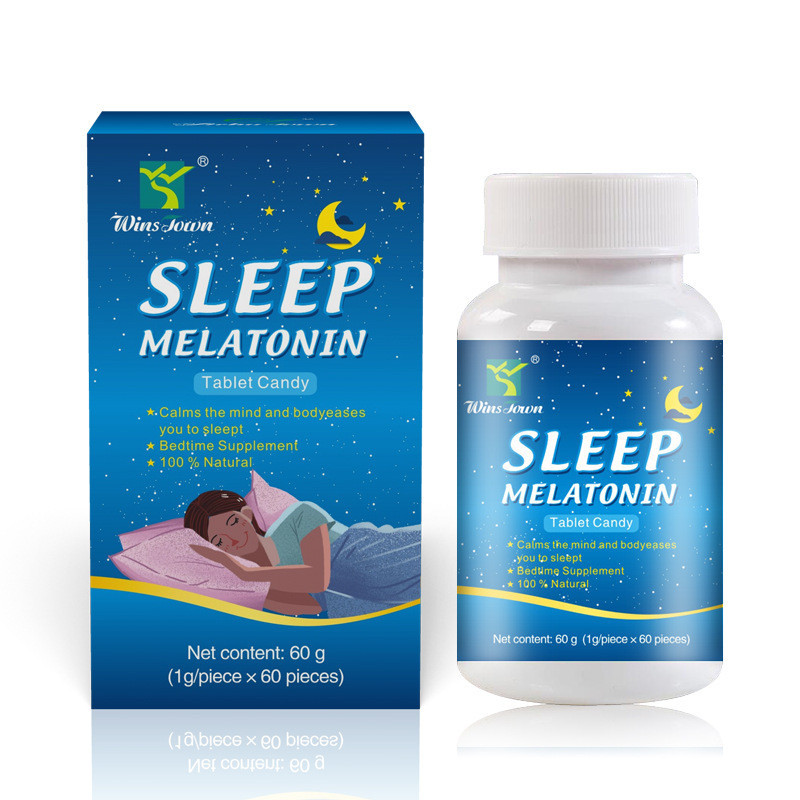 Sleep melatonin tablet candy อาหารเสริมก่อนนอนจากธรรมชาติ