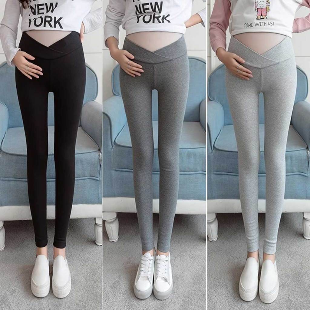 กางเกงเลคกิ้งคนท้อง ช่วงฤดูใบไม้ผลิ ขนาดบาง สวมใส่สบาย
 - รูปที่ 6