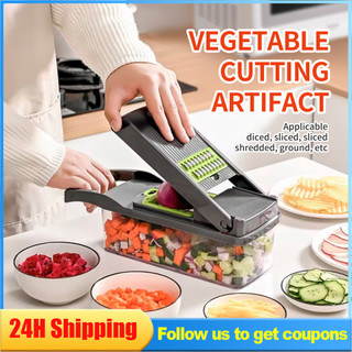 16 in 1 Vegetables Grater Slicer Cutter Chopper Portable Slicer Set Multi-use  Peeler