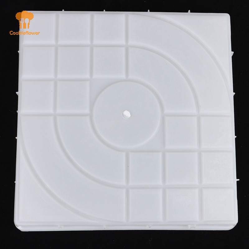 Ckfr Diy Path Maker แม่พิมพ์คอนกรีตสวน Pavement แม่พิมพ์แผนที่เส้นทางปูอิฐ Mould ใหม่