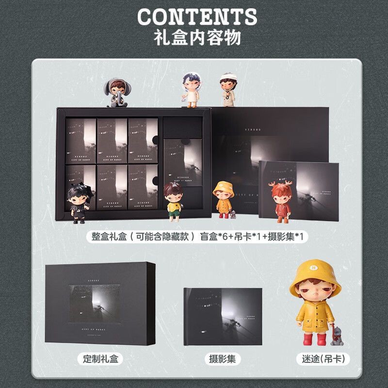 ของแท้ Ono City of Forgiveness Series กล่องของขวัญทํามือเครื่องประดับตั้งโต๊ะอินเทรนด์เนื้อกล่องลึกลับแขวนการ์ดป๊อป - รูปที่ 3