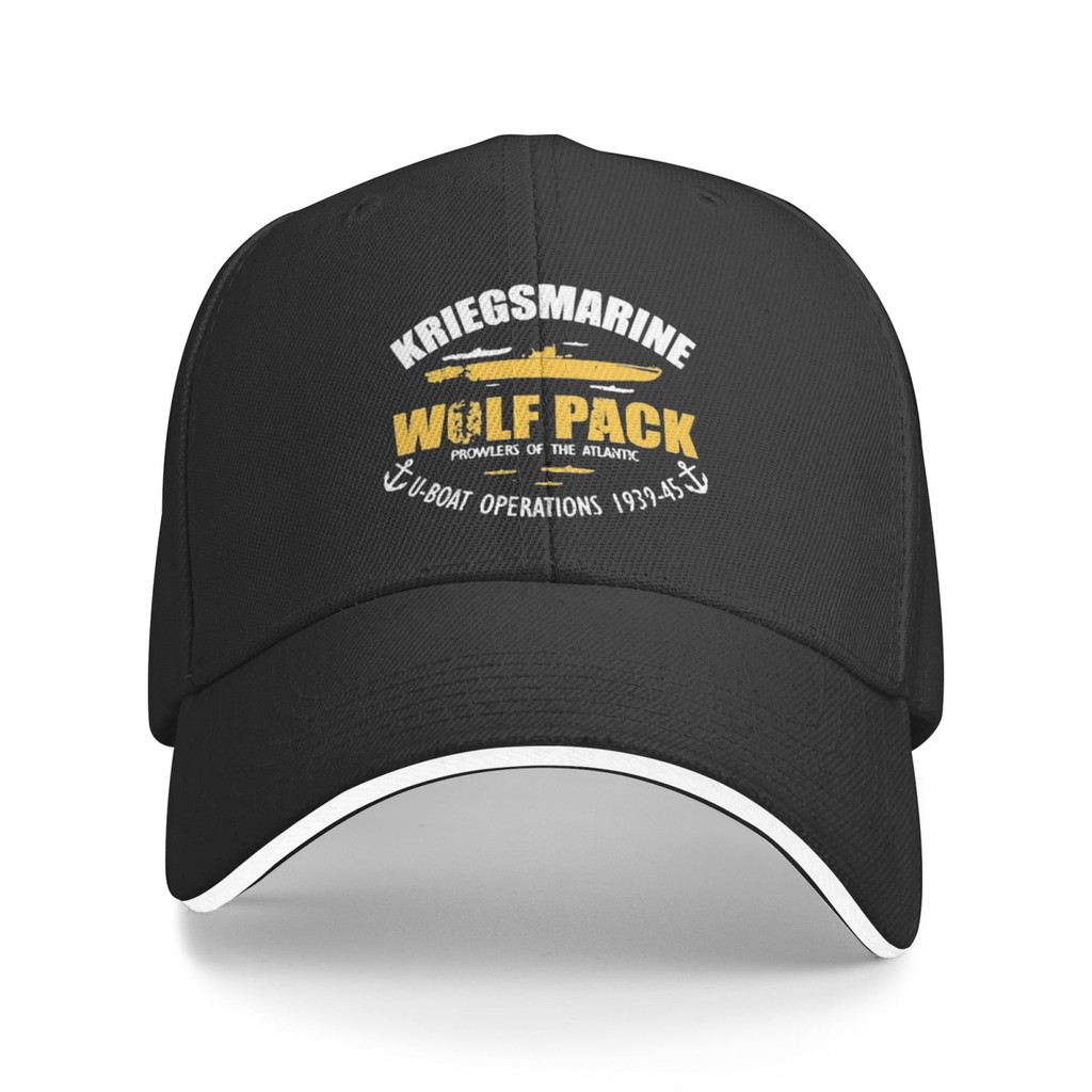 แฟชั่น หมวกเบสบอลผ้าฝ้าย 100% Kriegsmarine Wolf Pack
