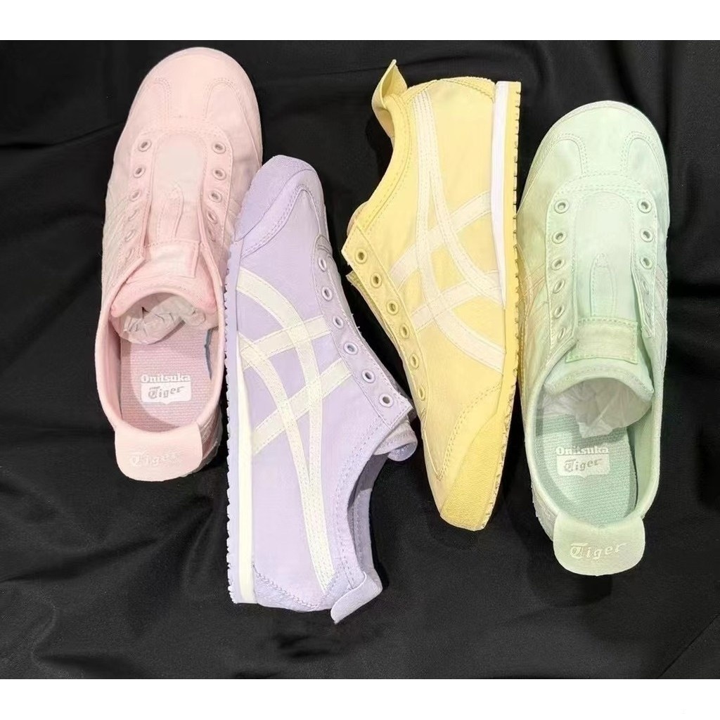 Onitsuka Tiger MEXICO 66รองเท้าผู้ชายทนต่อการสึกหรอลดแรงกระแทกลำลอง