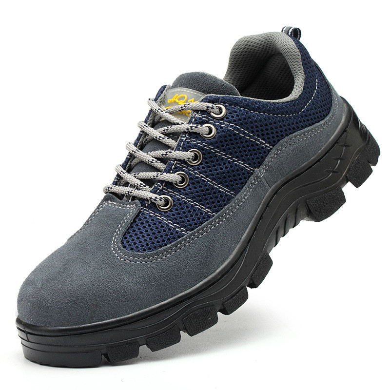 รองเท้าเซฟตี้หัวเหล็ก พื้นเหล็ก work shoes men