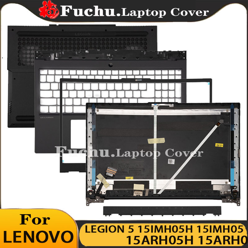 LEGION สําหรับ 5 Lenovo 15IMH05H 15IMH05 15ARH05H 15ARH05 แล็ปท็อปด้านหลังฝาครอบด้านหน้า Bezel Palmrest Upper ด้านล่างฐานกรณี ttc