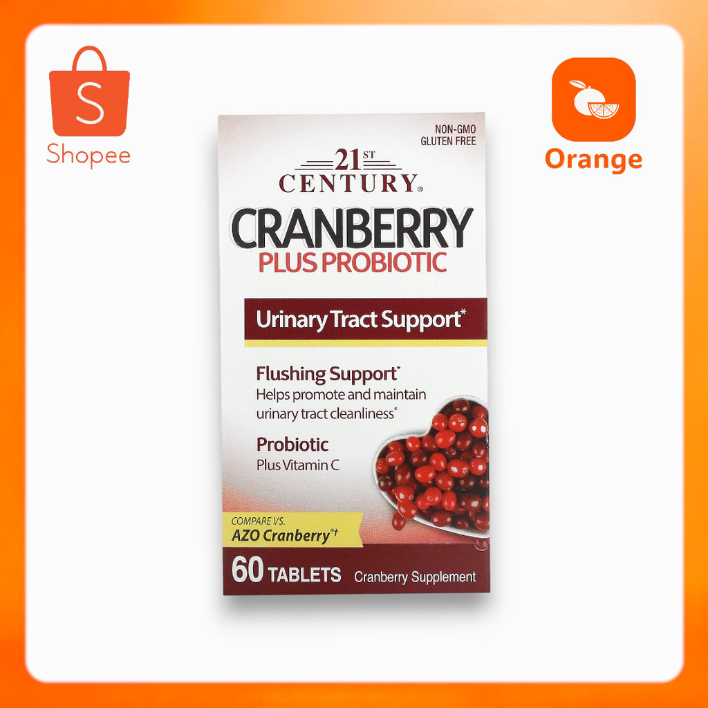 21st Century, Cranberry Plus Probiotic, 60 Tablets
