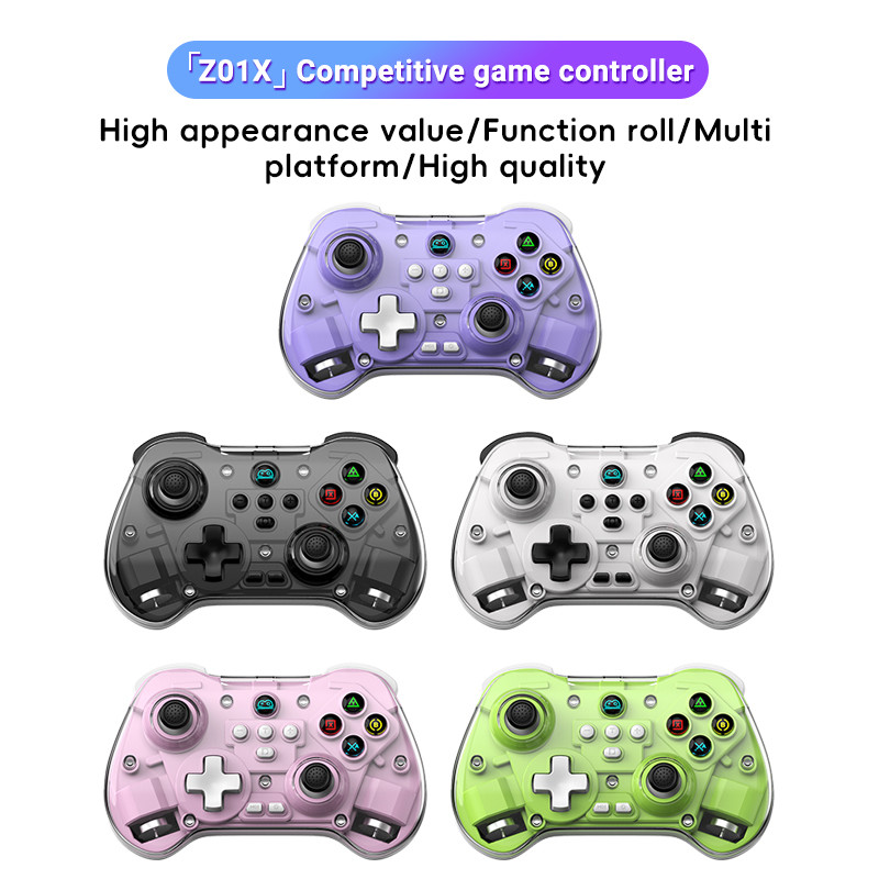 ตัวควบคุมบลูทูธgamepadสําหรับnintendo Switch/Android/iPhone/PC Hall Effectจอยสติ๊กทริกเกอร์คอนโซลเกมไร้สายHandle