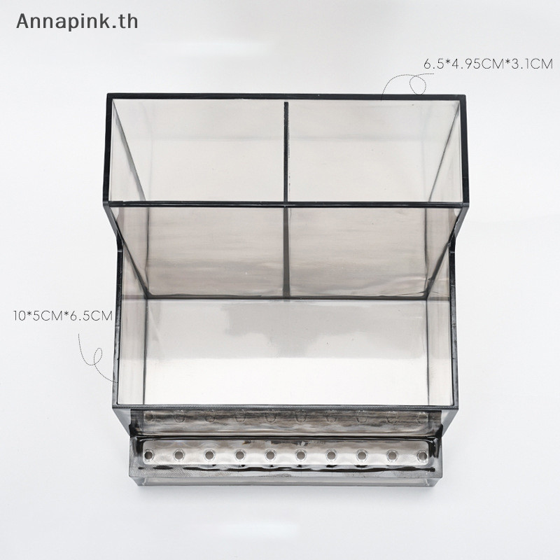 Annapink.th เครื่องทาเล็บแบบพกพา ชั้นวางที่วาง หัวเจียร กล่องตกแต่ง เครื่องมือทําเล็บ กล่องเก็บของอเนกประสงค์ EN