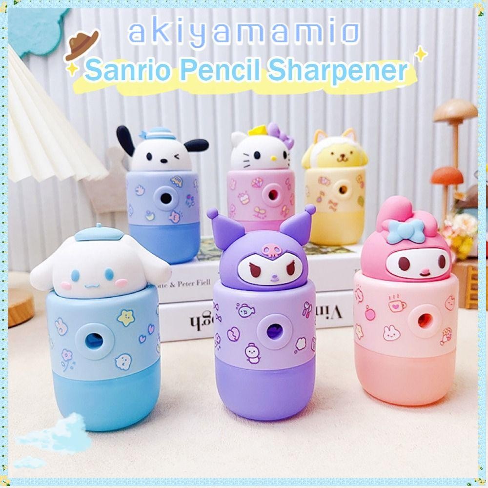 กบเหลาดินสอ อากิยามามิโอะ, มีดตัดดินสอการ์ตูนพลาสติก, เครื่องเขียนที่ทนทานของขวัญนักเรียนมือหมุนใบมีดดินสอโรงเรียน