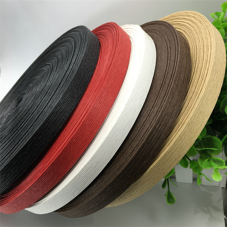 1.5เซนติเมตร12-Strand กว้างกระดาษหวายถักเชือกกระดาษสีสตริงผักตะกร้าหวายทอตะกร้าเก็บส่วนผสมที่ทำด้วยมือ DIY ทอตะกร้าด้ายกระดาษแถวเชือก