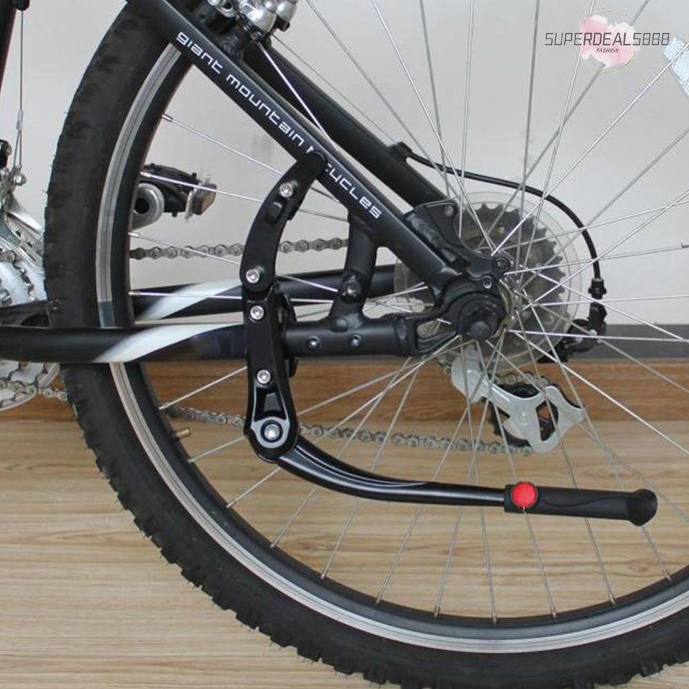จักรยาน Kick Stand ขาตั้งอลูมิเนียมอัลลอยด์ Kickstand Road Cycle Support ที่จอดรถด้านข้าง Rack Bike Foot Brace ขาตั้งจักรยาน MTB อุปกรณ์เสริม [SuperDeals888.th]