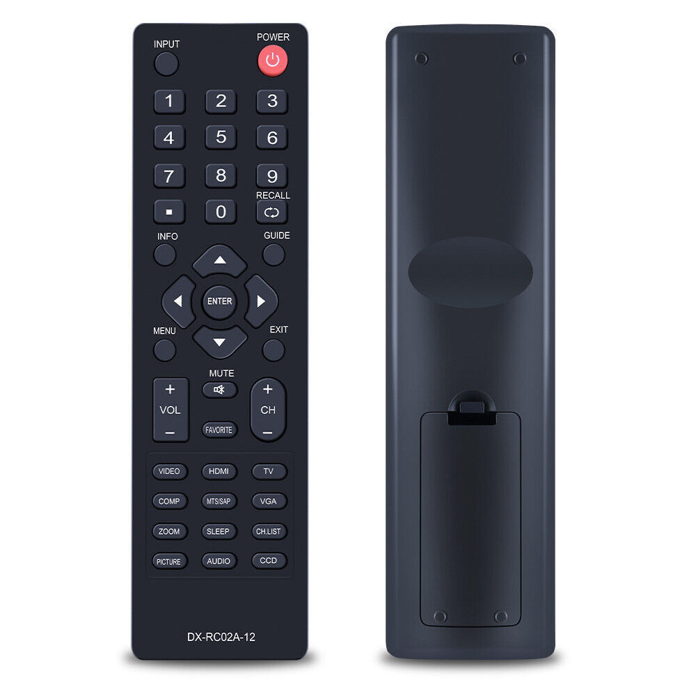 ใหม่ DX-RC02A-12 สําหรับ Dynex TV รีโมทคอนโทรล DX-24L230A12 DX-32L230A12 DX-L32-10A