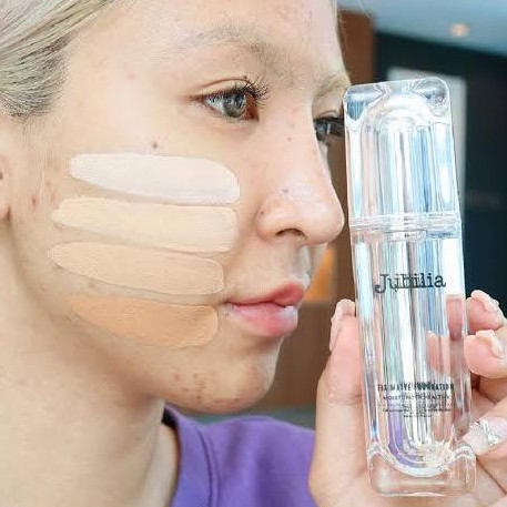 แบ่งขายรองพื้นเจ้าสาว รองพื้นออกงาน jubilia fix matte foundation