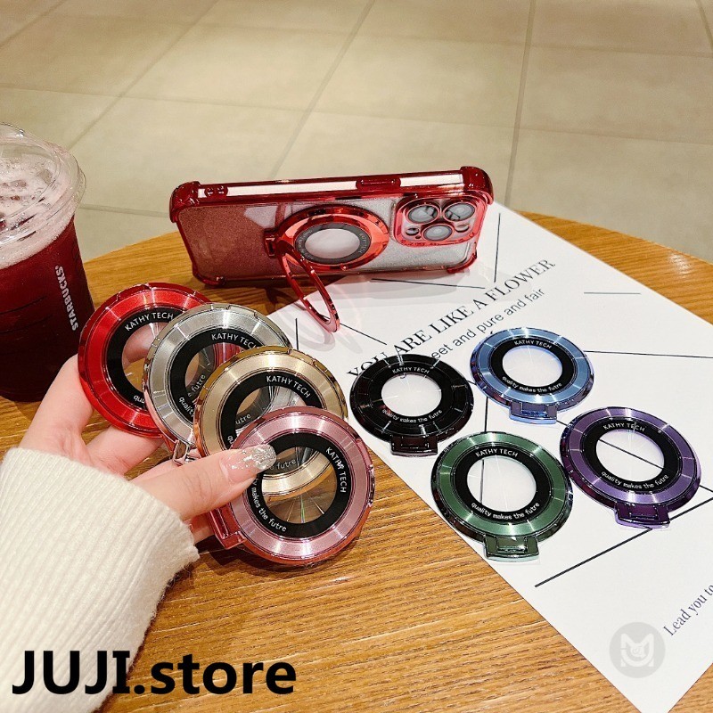 Glitter ที่วางโทรศัพท์ Bling แม่เหล็กสําหรับ Magsafe ขาตั้งสําหรับโทรศัพท์ทั้งหมด Glitter กระจกขาตั้งแม่เหล็กผู้ถือ Quicksand Bracket ที่วางโทรศัพท์ฝาครอบอุปกรณ์เสริม