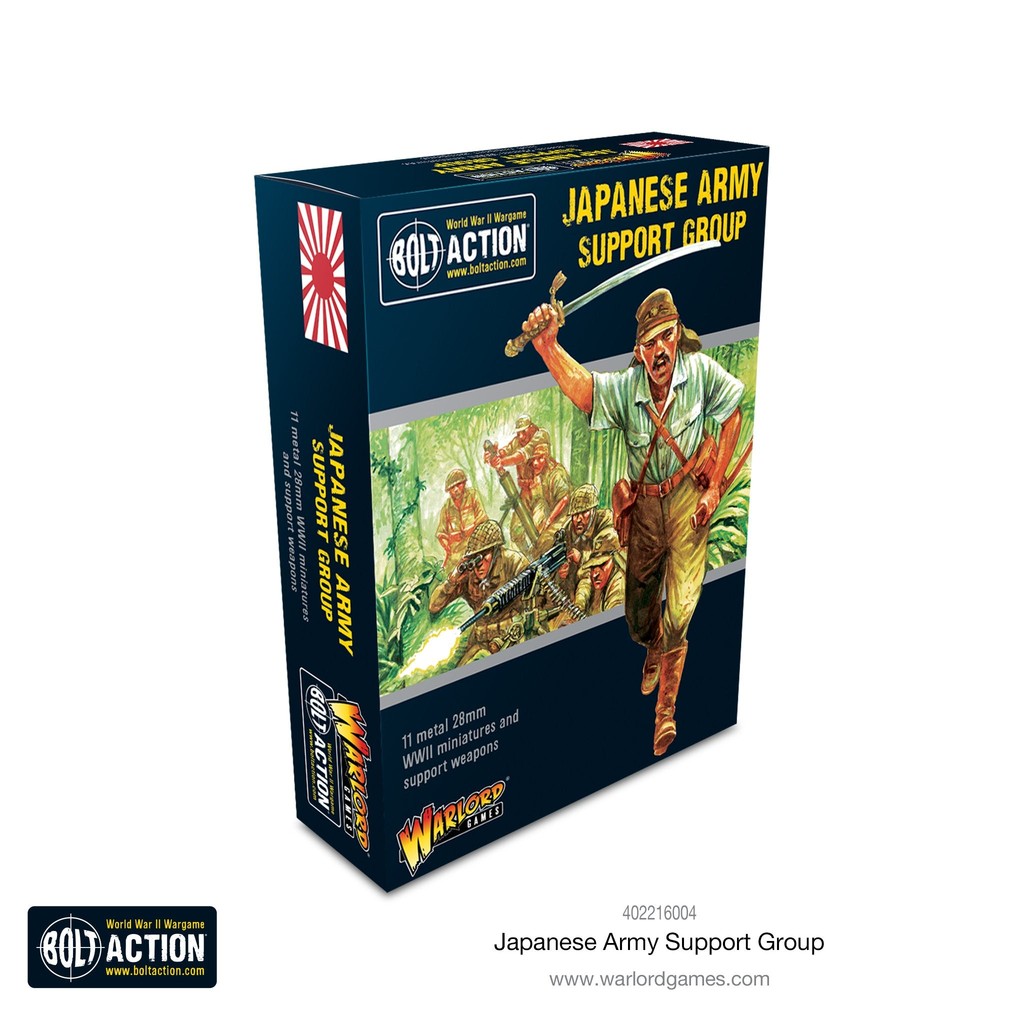 [พร้อมส่ง] WARLORD GAMES: BOLT ACTION: Japanese Support Group โมเดล
