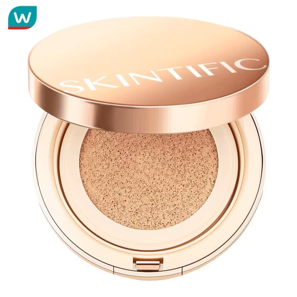 Skintific สคินทิฟฟิค โคฟเวอร์ ออล์ เพอร์เฟกต์ คุชชั่น 01N เนเชอรัล วานิลา ผิวขาวโทนธรรมชาติ