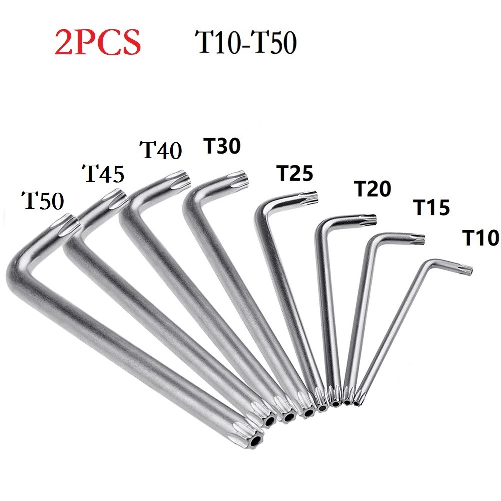 [LSAR] T30 T20 T25 T10 T15 Double-End 2-way mini Torx ไขควง Spanner ประแจเครื่องมือ