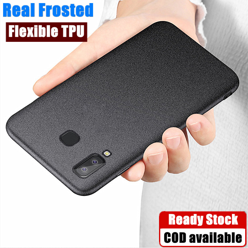 สําหรับ Samsung Galaxy A8 Star 6.3 นิ้ว SM-G855F G885Y G885S G8858 จริง Frosted Texture ยืดหยุ่นซิลิ